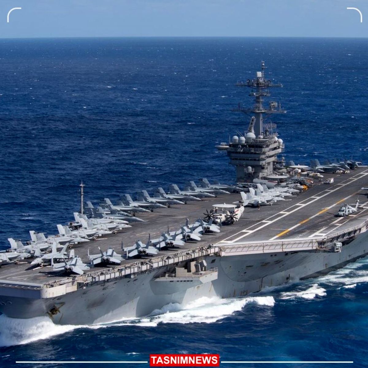 ناو هواپیمابر «روزولت» خاورمیانه را ترک کرد