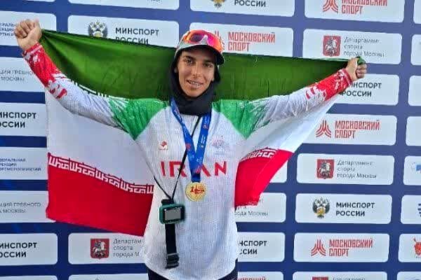 بانوی روئینگ سوار المپیکی ایران مدال طلا گرفت