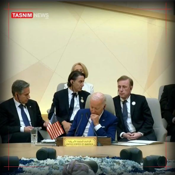 چرت‌های مکرر «بایدن» در نشست جده +عکس