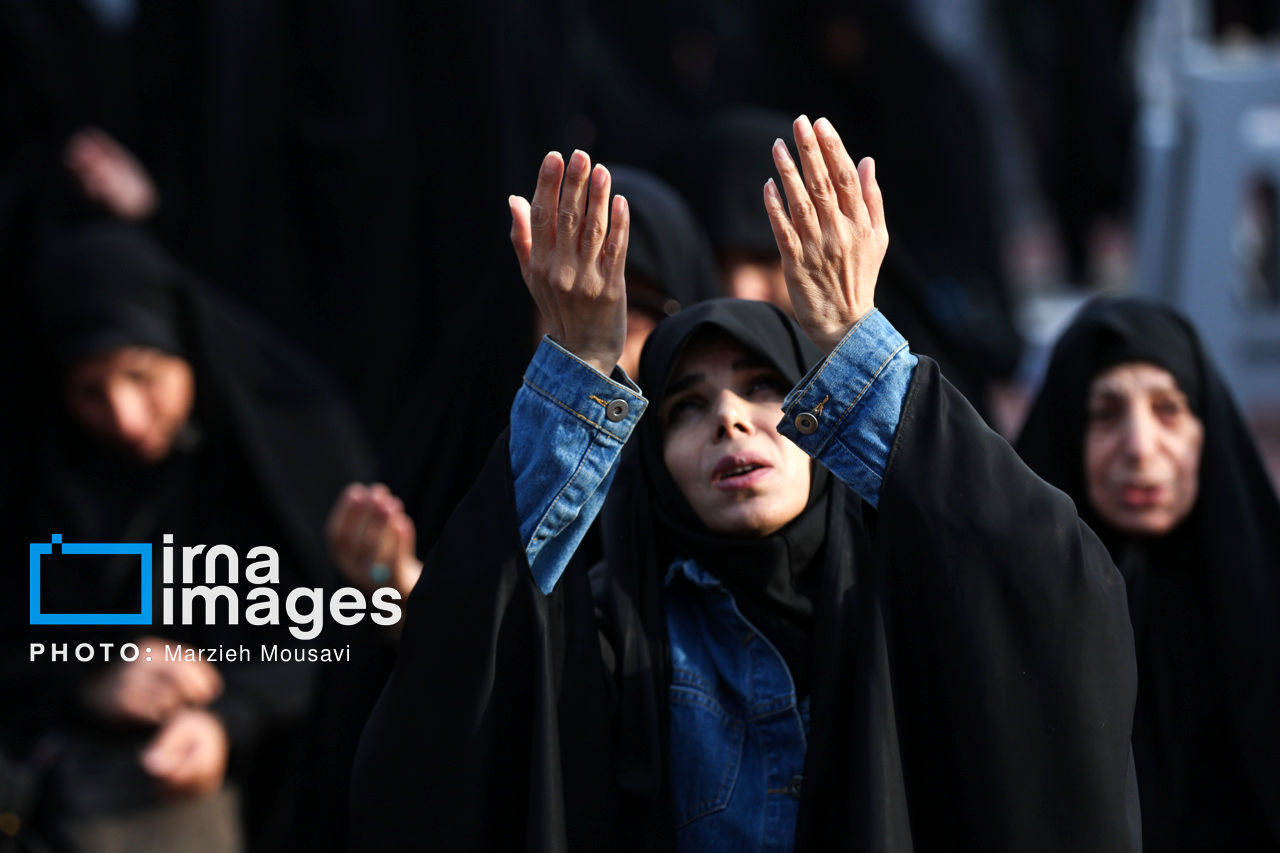 تصاویر: اقامه نماز باران حرم حضرت عبدالعظیم حسنی (ع)