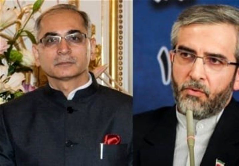 گفت‌و‌گوی علی باقری و دیپلمات هندی درباره توسعه بندر چابهار