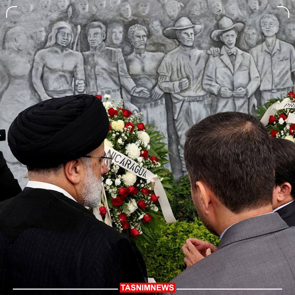 ادای احترام «رئیسی» به رهبران انقلاب نیکاراگوئه +فیلم