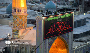 تصاویر: آئین سیاهپوشان حرم مطهر امام رضا (ع)