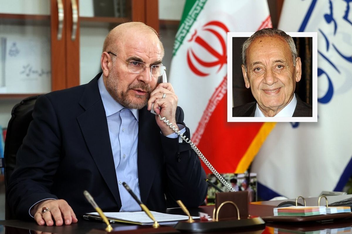 گفتگوی تلفنی قالیباف و نبیه بری درباره وضعیت لبنان