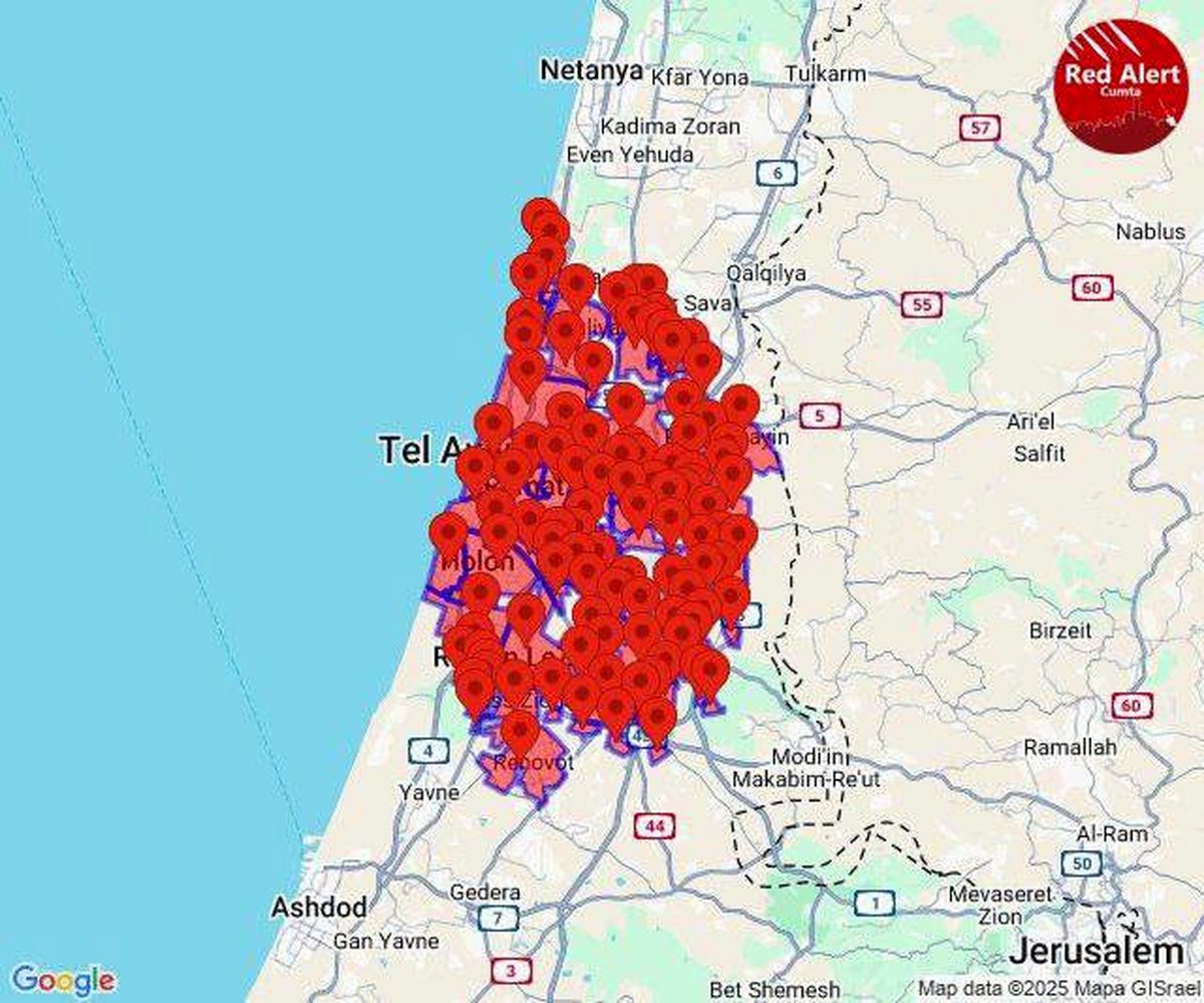 صدای آژیرهای خطر در سرزمینهای اشغالی/ حمله موشکی به اسرائیل