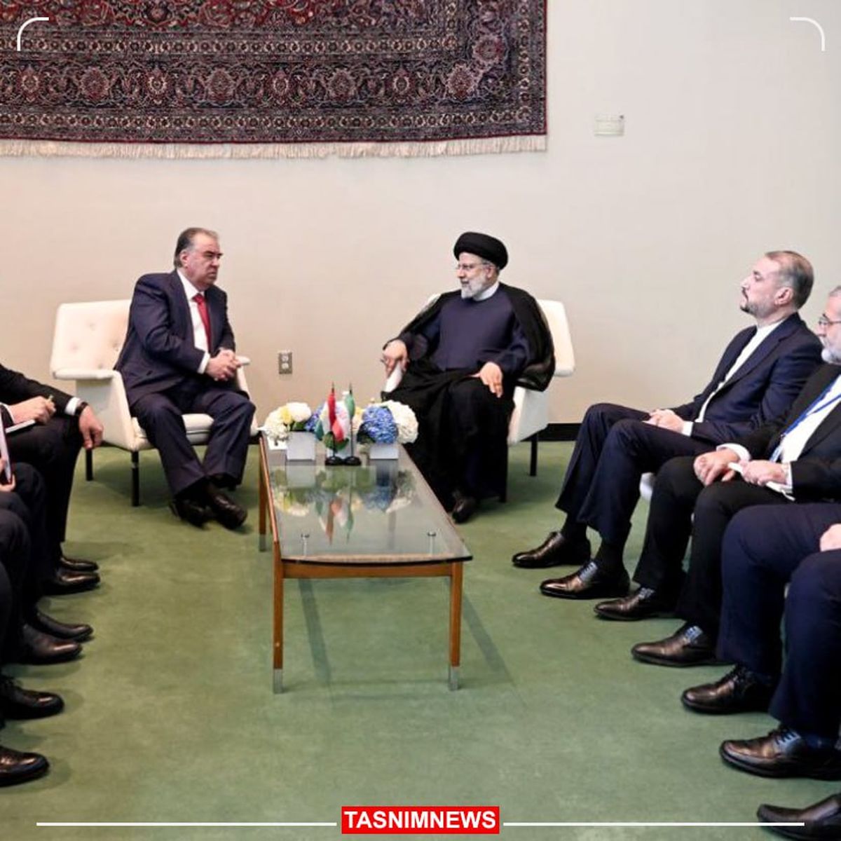 دیدار روسایجمهور ایران و تاجیکستان در نیویورک