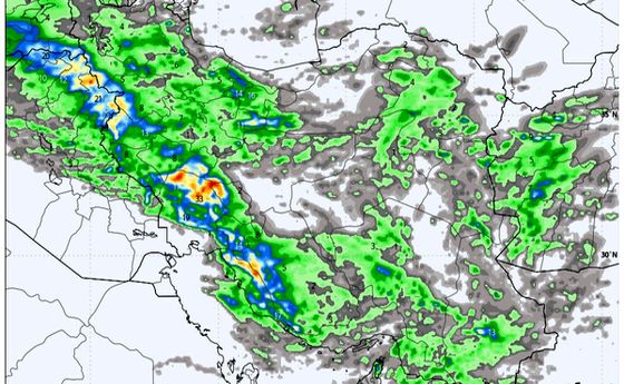 ورود سامانه بارشی قدرتمند برای امشب و فردا