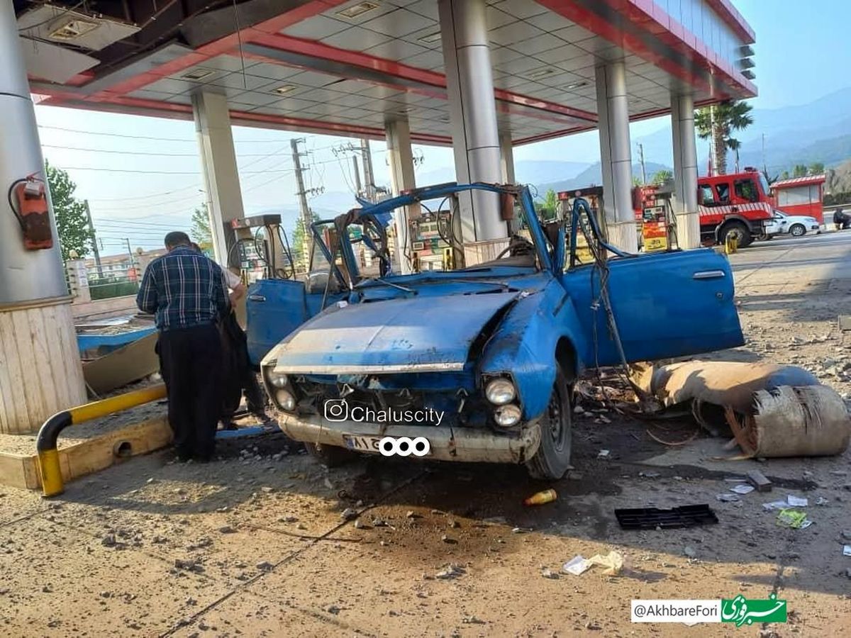 انفجار مهیب نیسان +عکس