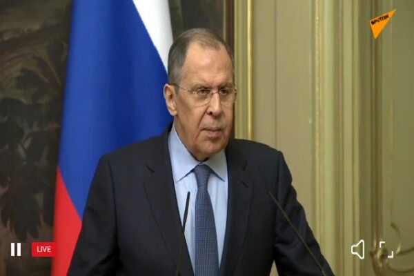 هشدار لاوروف به غرب در کنفرانس خبری با گوترش