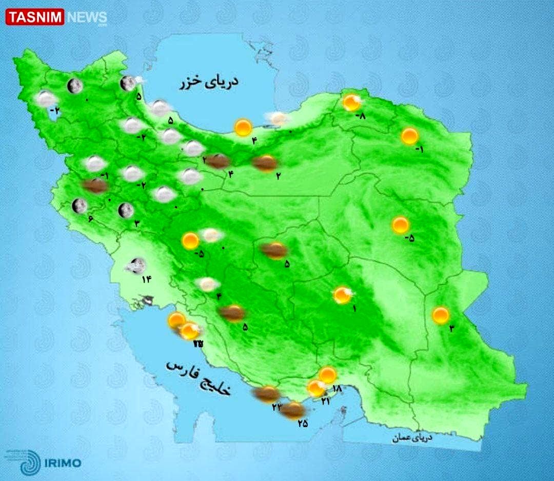 ورود سامانه بارشی جدید به کشور از امروز