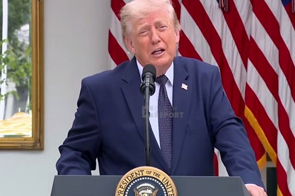 تصاویری از لحظه ورود هواپیمای ترامپ به ترکیه /استقبال اردوغان از ترامپ 