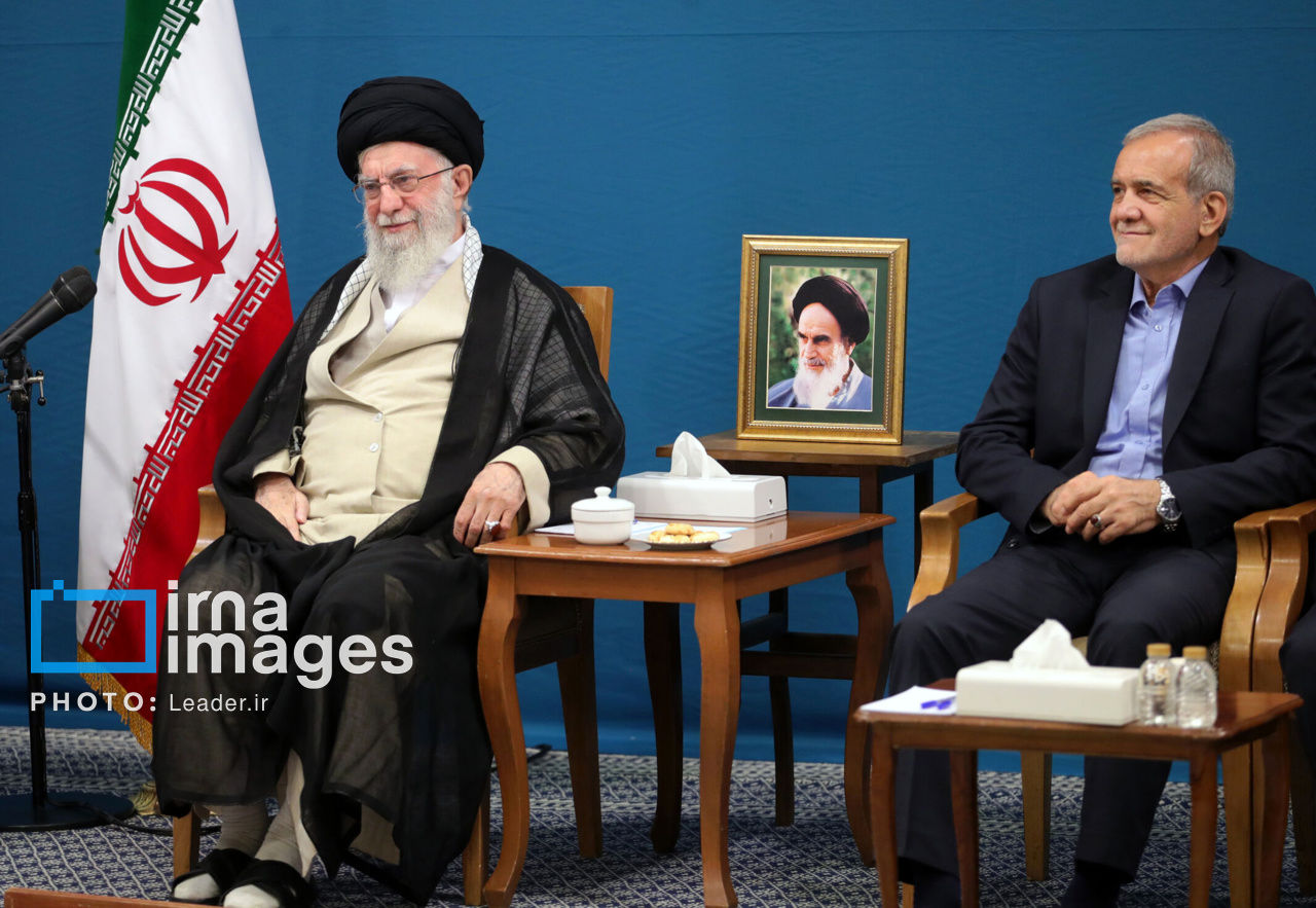 دیدار رئیسجمهور با رهبر انقلاب پیش از حضور در نشست مجمع عمومی سازمان ملل