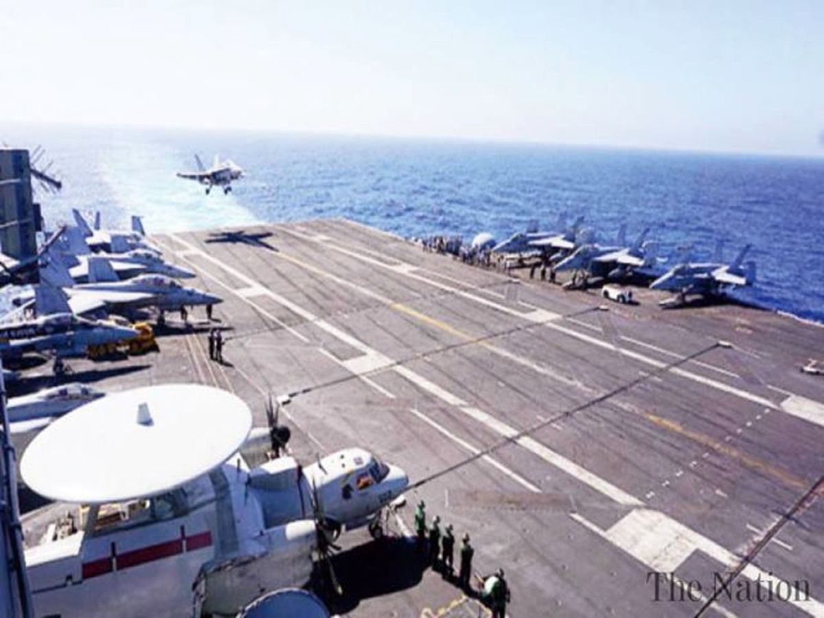 ناو آمریکایی در راه خاورمیانه