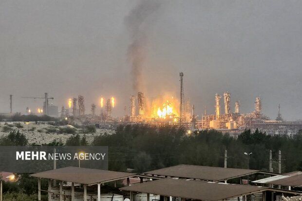 حریق فاز ۱۴ پارس جنوبی مهار شد