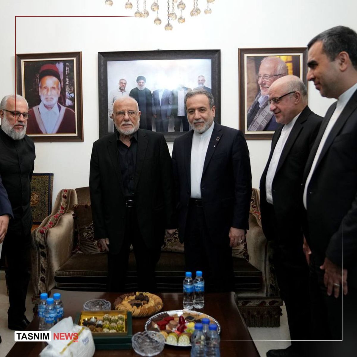 دیدار عراقچی با خانواده شهید سیدحسن نصرالله