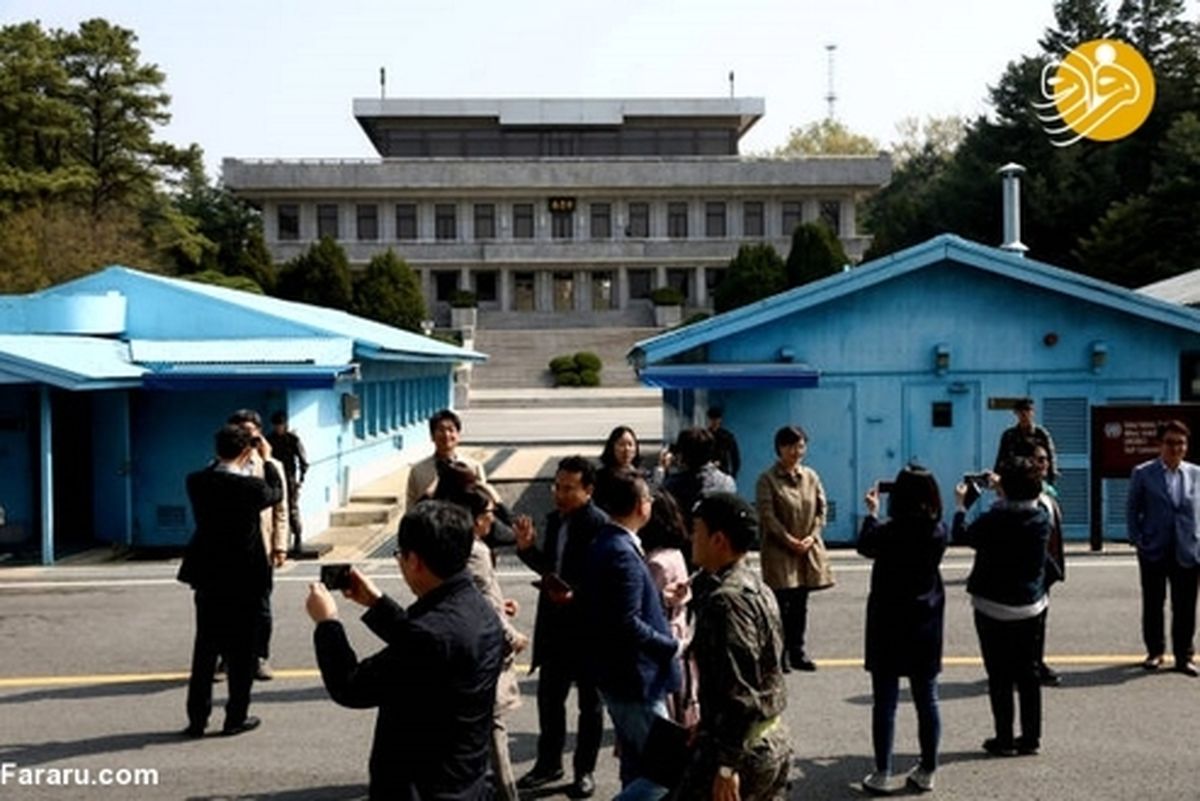 تصاویر: یک اتفاق بی‌سابقه در مرز کره‌شمالی