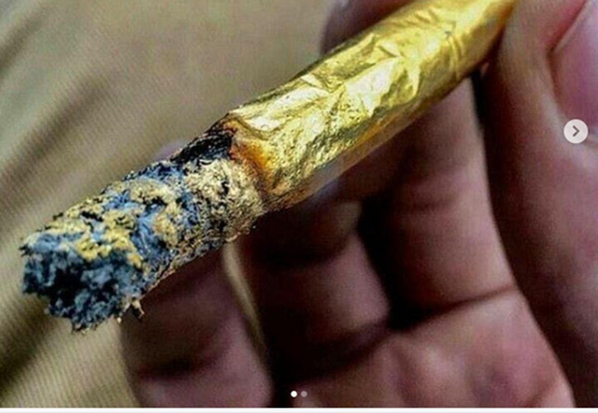 سیگارهای لاکچری با روکش طلا مخصوص بچه پولدارها +عکس