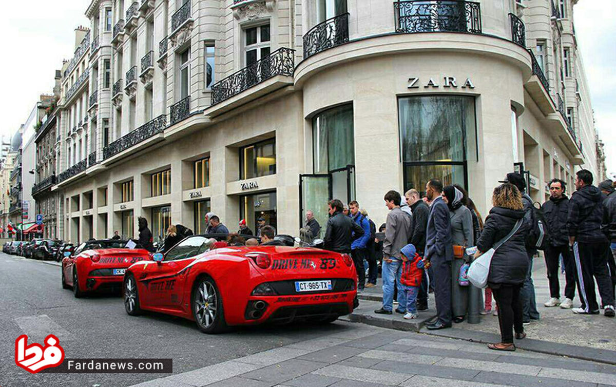 عکس: صف عجیب مردم پاریس