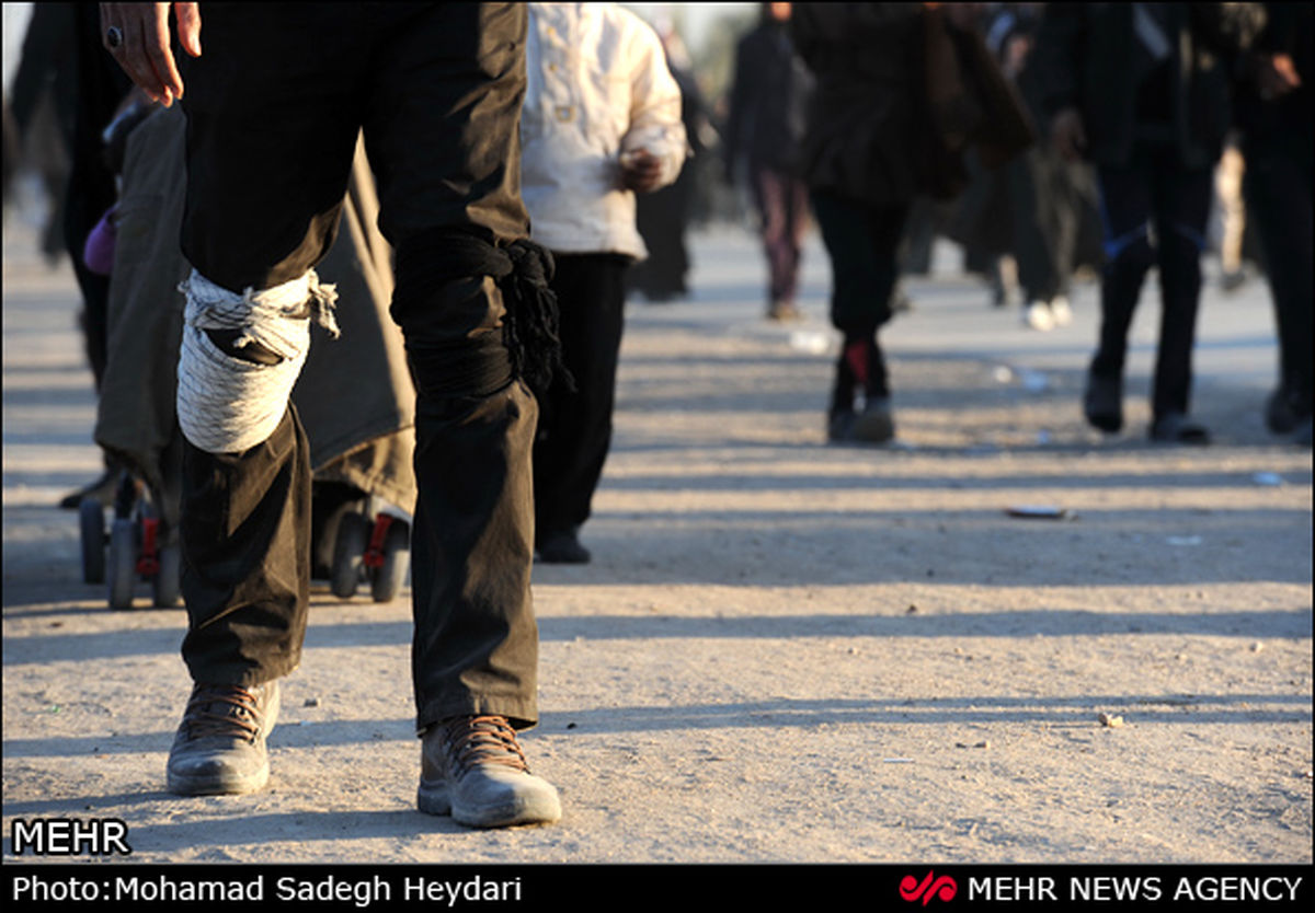 عکس/ پاهای خسته اما با اراده