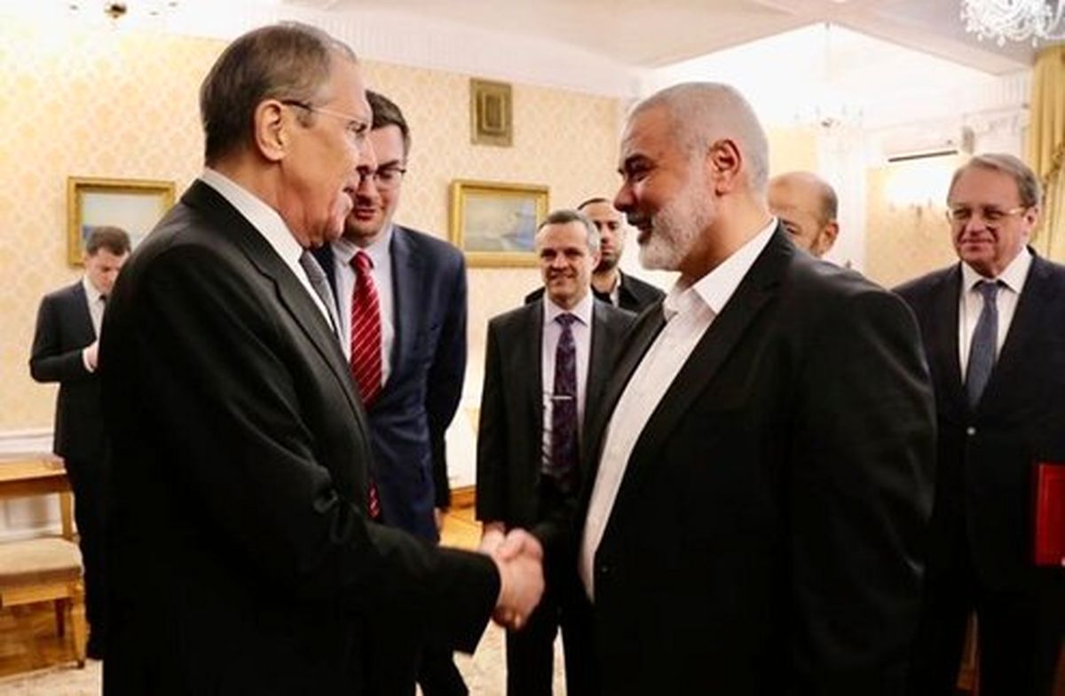 دیدار هنیه و لاوروف در مسکو درباره بررسی ۳ پرونده