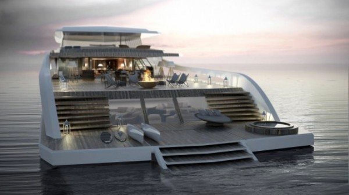 قایقی شبیه ویلای‎ساحلی/تصاویر