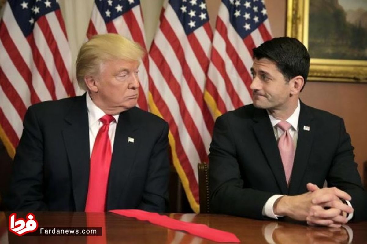 تصاویر: شوخی‌های فتوشاپی با کراوات ترامپ!