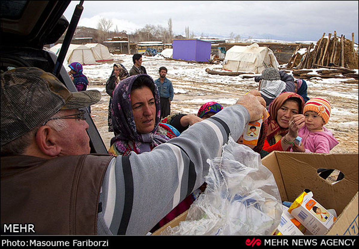 کمک های مردمی به مناطق زلزله زده ارسباران