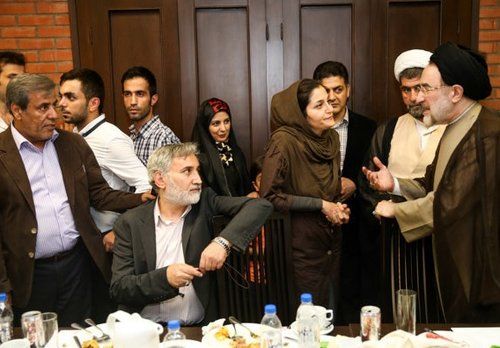 عکس/دو خاتمی رو در روی هم!