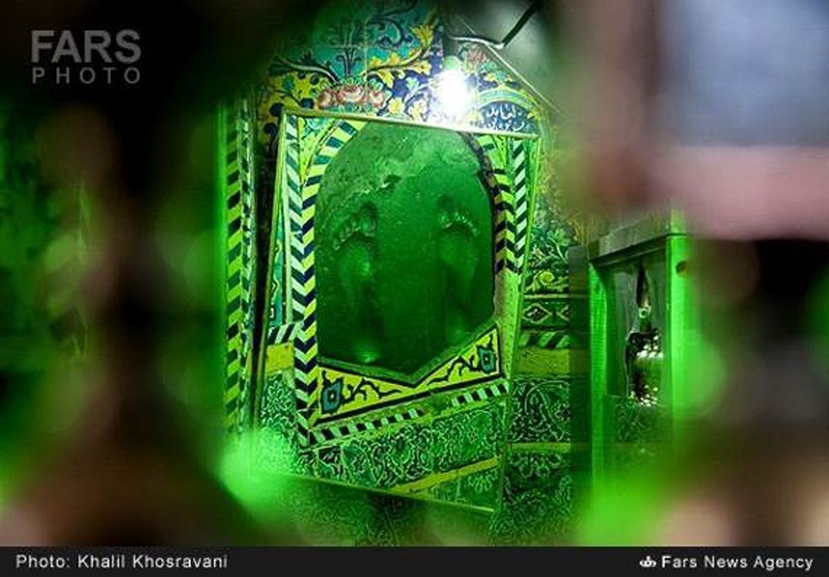 عکس/قدمگاه امام رضا (ع) در نیشابور