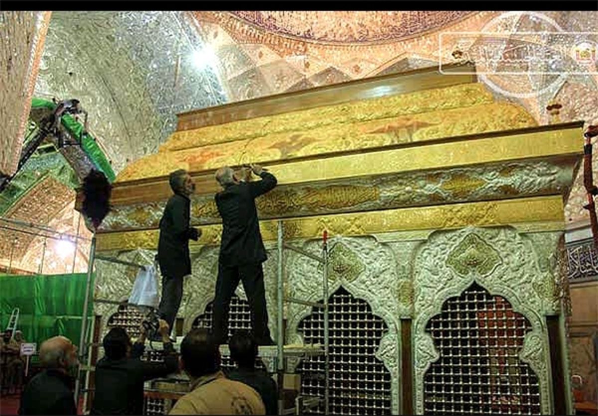 جزییات مراسم نصب ضریح امامحسین/عکس