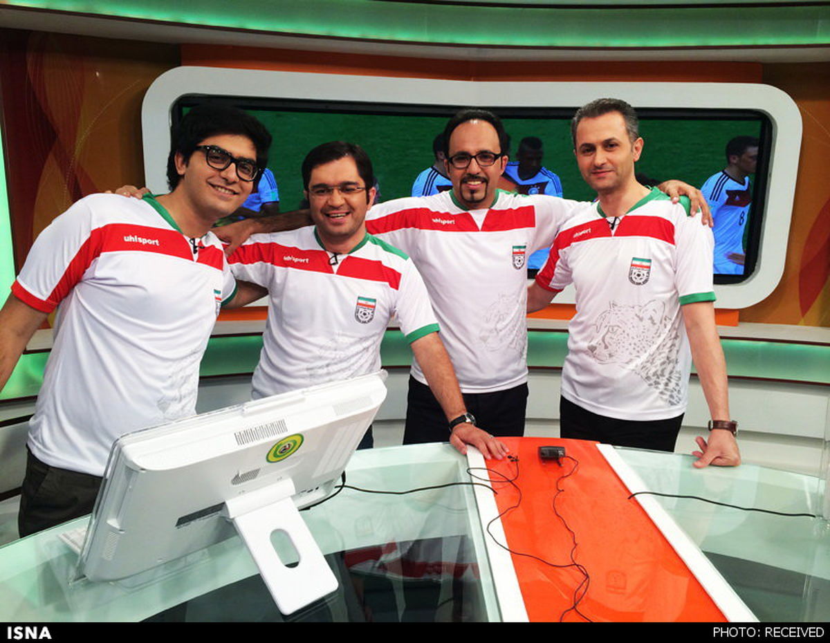 پیراهن‌تیم‌ملی‌برتن‌مجریان‌تلویزیون/عکس