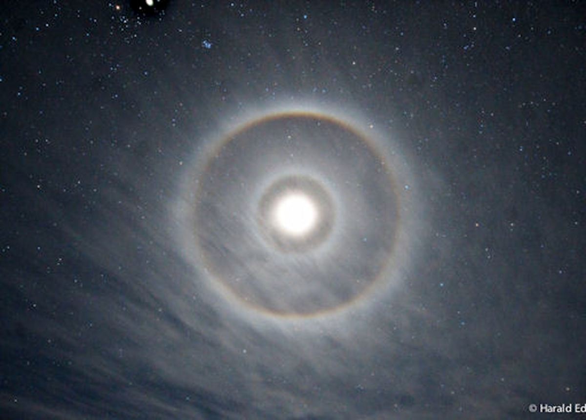 هاله نورانی ماه را از دست ندهید/عکس