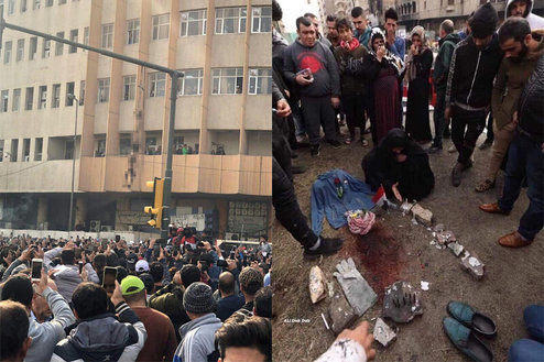 تلخ‌ترین تصویر از آشوب‌های خونین عراق +عکس