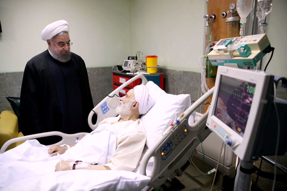 عیادت رییس جمهور از حجت الاسلام قرائتی +عکس