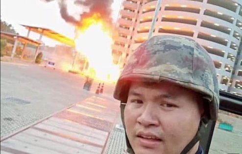 سرباز تایلندی مردم را به رگبار بست +فیلم