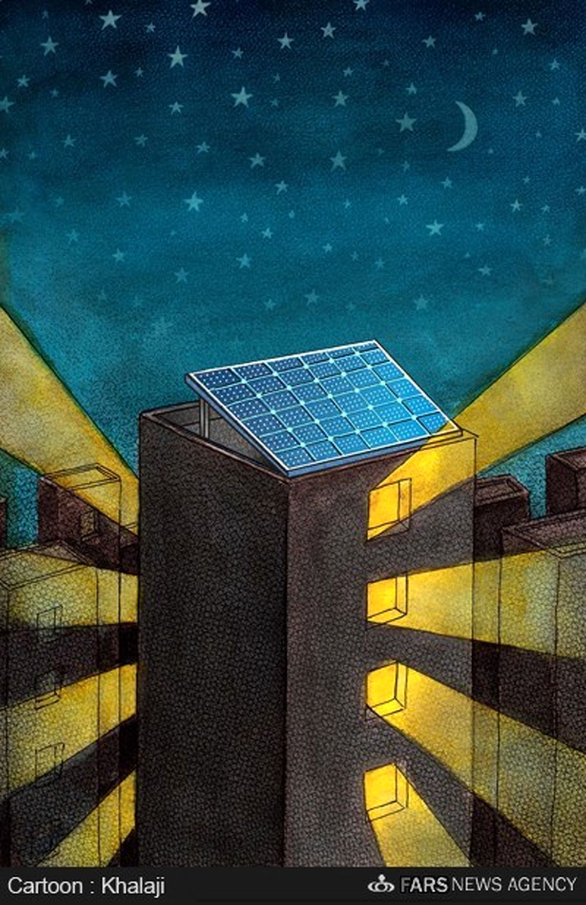 کاریکاتور/برق رایگان ...!