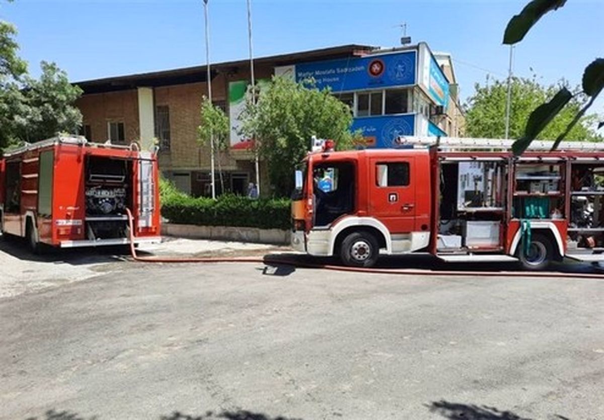 حادثه آتش سوزی در خانه کشتی شهید صدرزاده