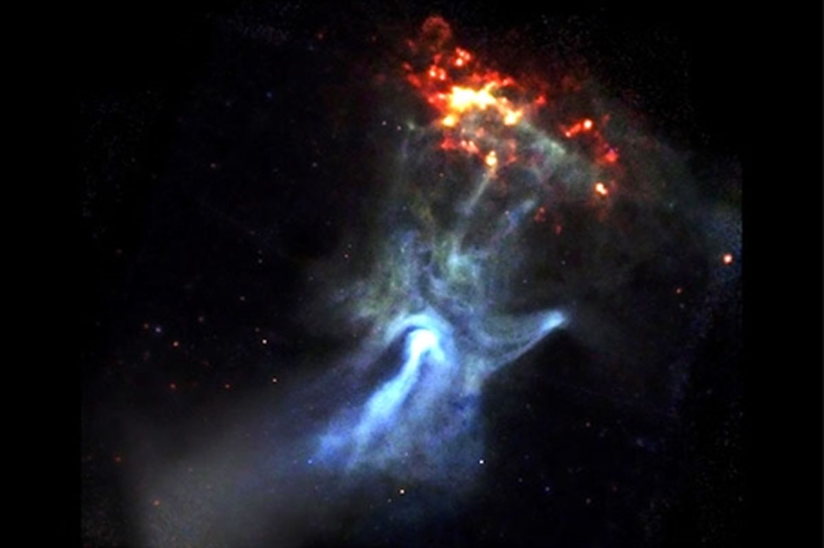 لحظه انفجار یک ستاره/عکس