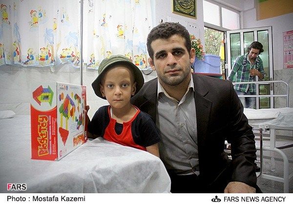 تصاویر/عیادت‌دوقهرمان‌المپیک‌ازکودکان‌سرطانی