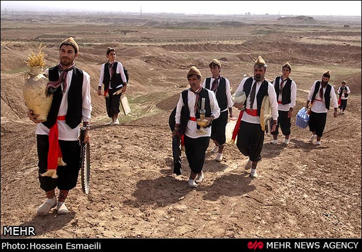 آئین ورشرنگ سربداران در نوروز