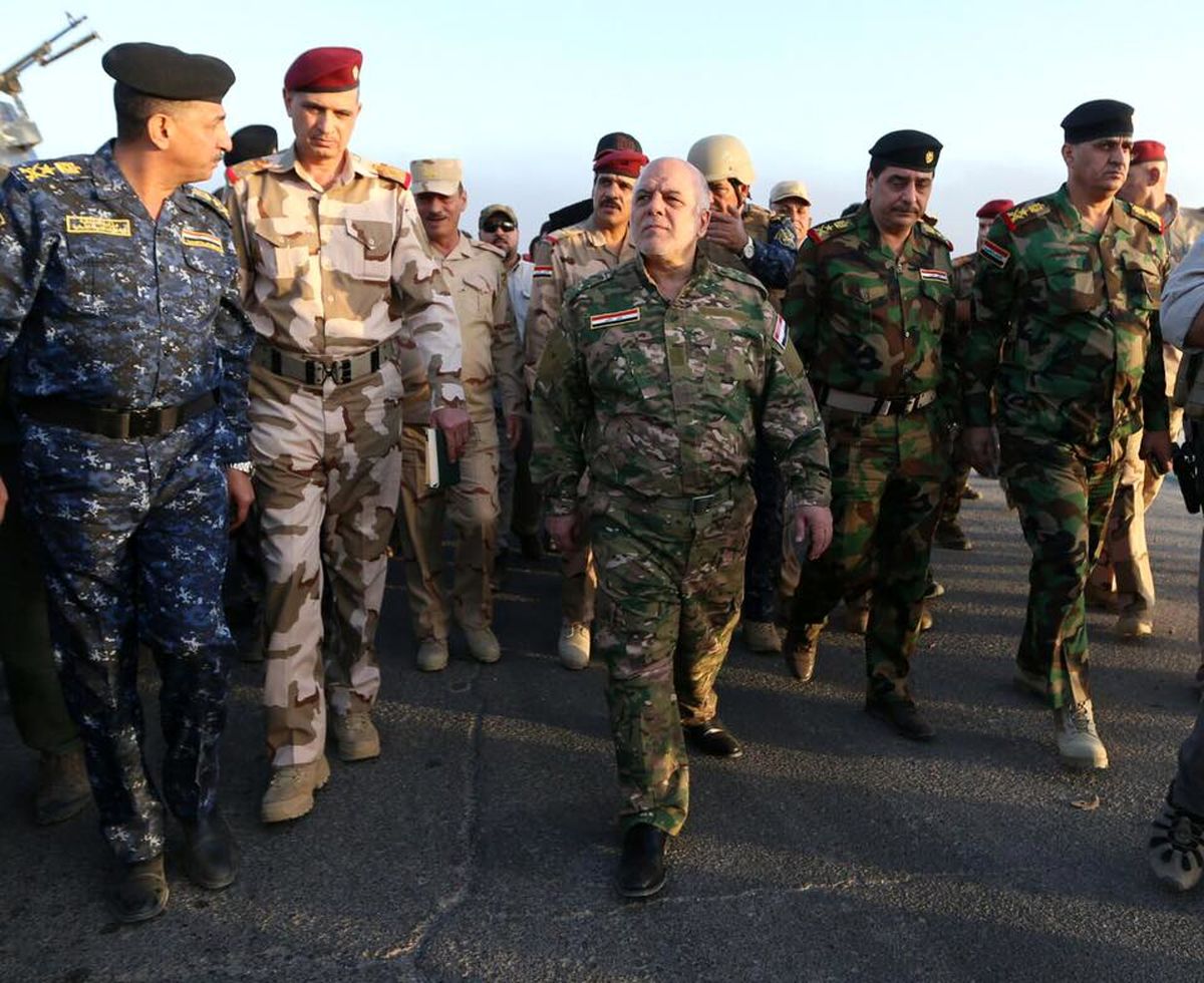 العبادی از موصل بازدید کرد +تصاویر