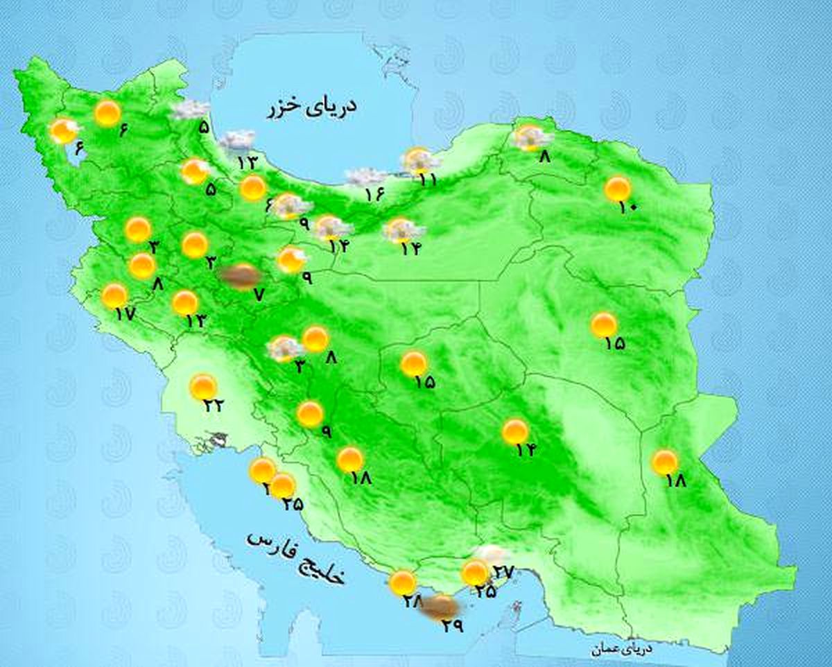عکس: گردو خاک در راه تهران