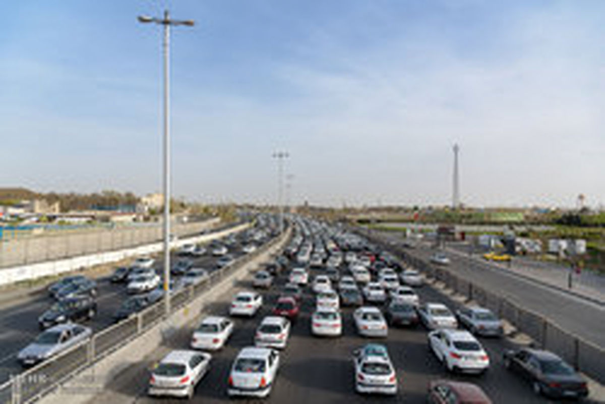 ترافیک صبحگاهی در محورهای بزرگراهی پایتخت