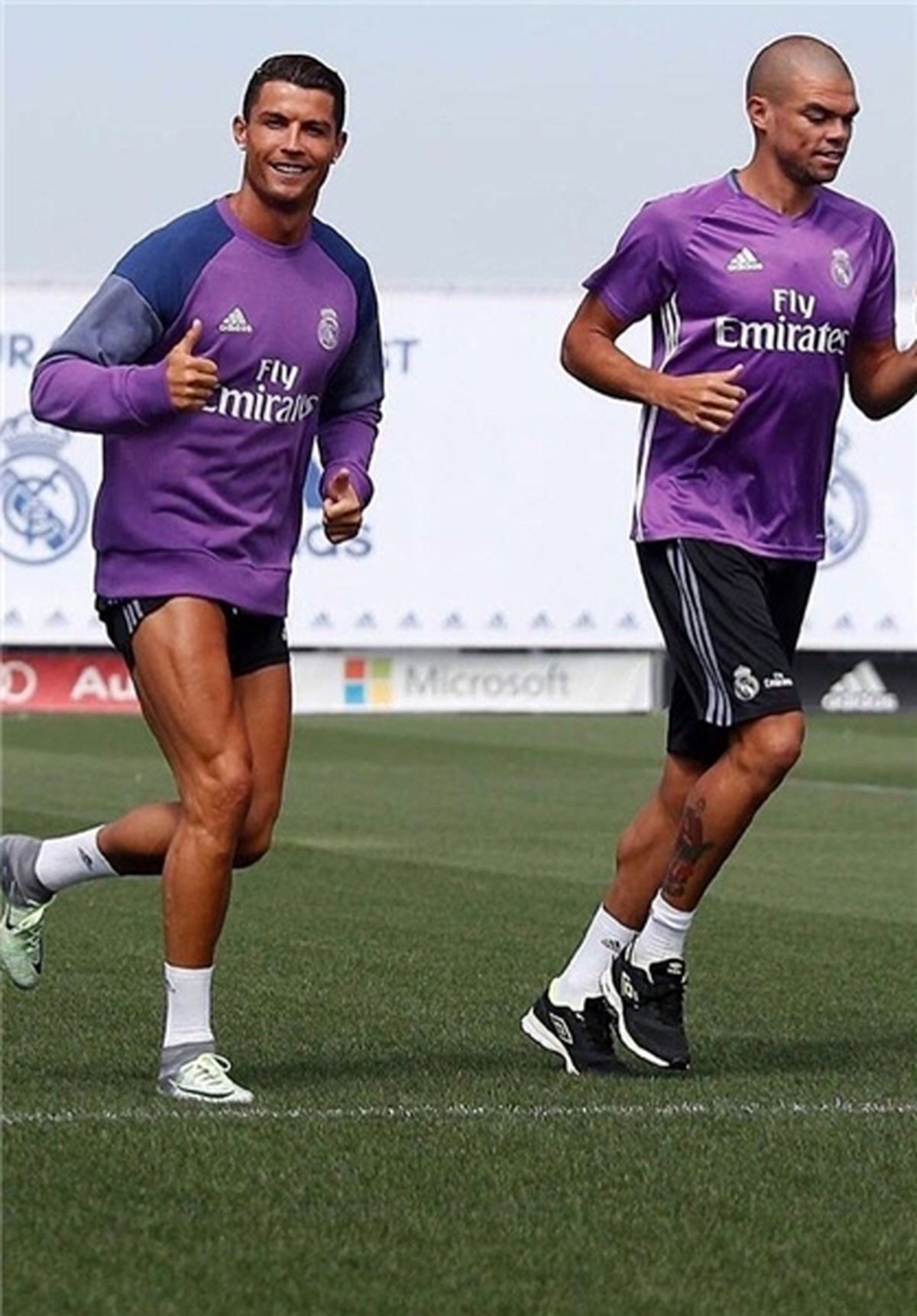 بازگشت رونالدو به تمرینات رئال +عکس