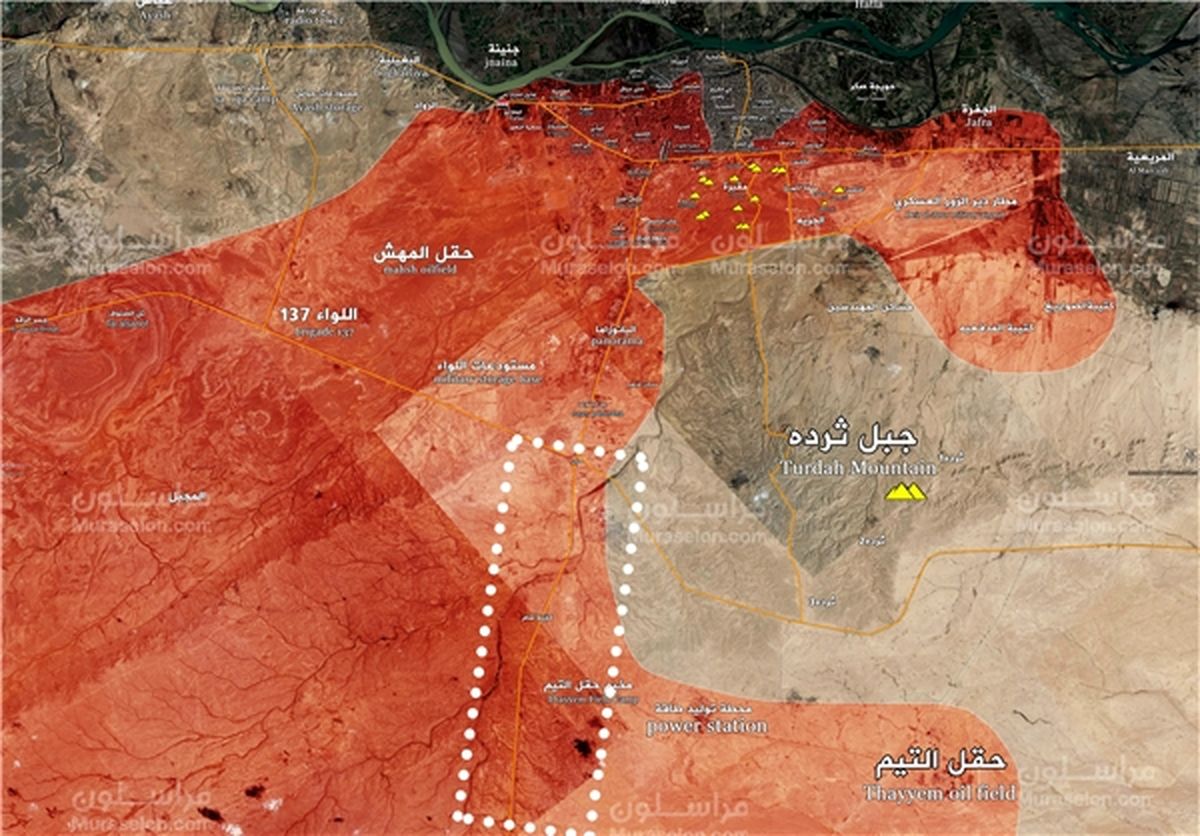 آزادسازی کامل جاده بین‌المللی تدمر-دیرالزور سوریه