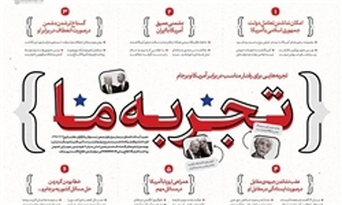 اطلاع‌نگاشت از ۶ تجربه درباره رفتار نسبت به آمریکا و برجام
