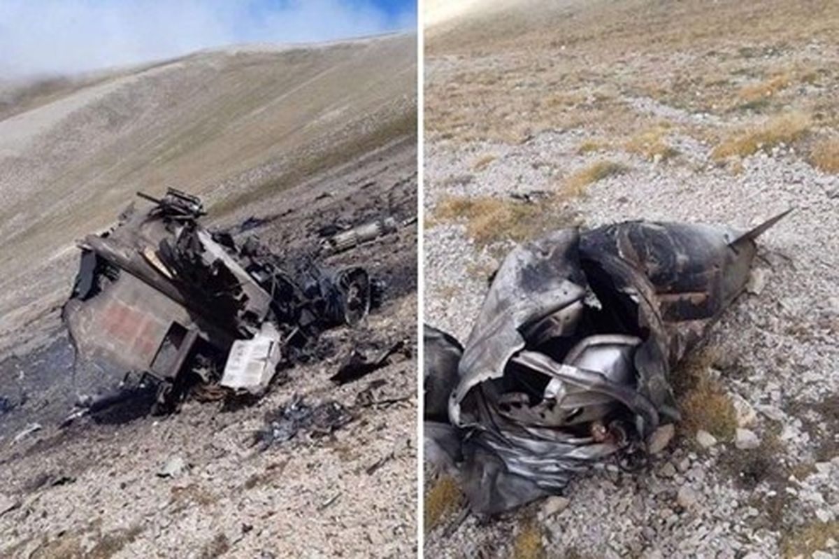 تصاویر «سوخو-۲۵» ساقط شده ارمنستان