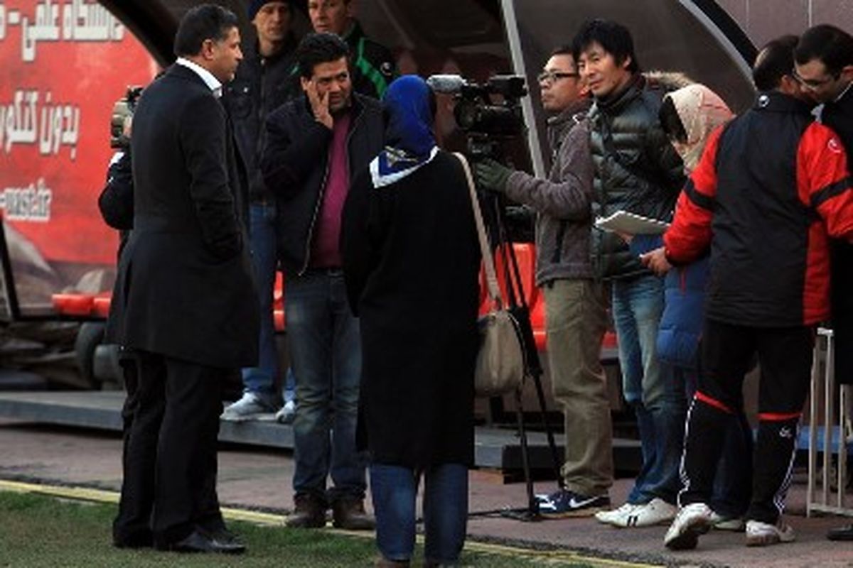 چشم بادامی‌ها در تمرینات پرسپولیس/عکس